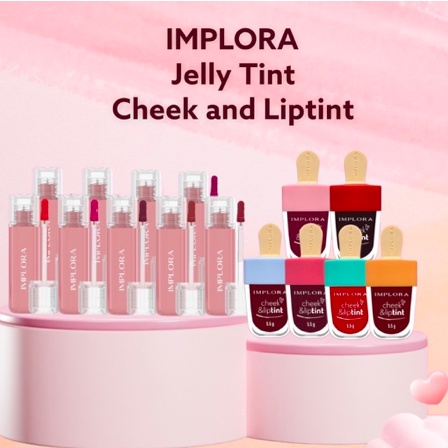 Implora Cheek &amp; Liptint / Jelly Lip Tint | Stain