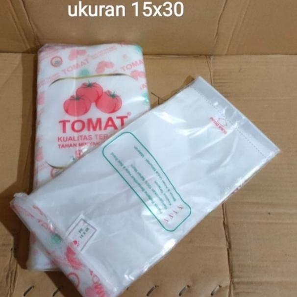 

kantong plastik pe tomat 15x30 (isi 4 pack),plastik es plastik gula