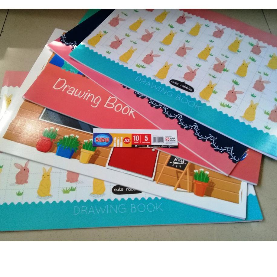

Kekinian - PACK Buku Gambar / Drawing Book A3 - SiDU Sinar Dunia ヤ