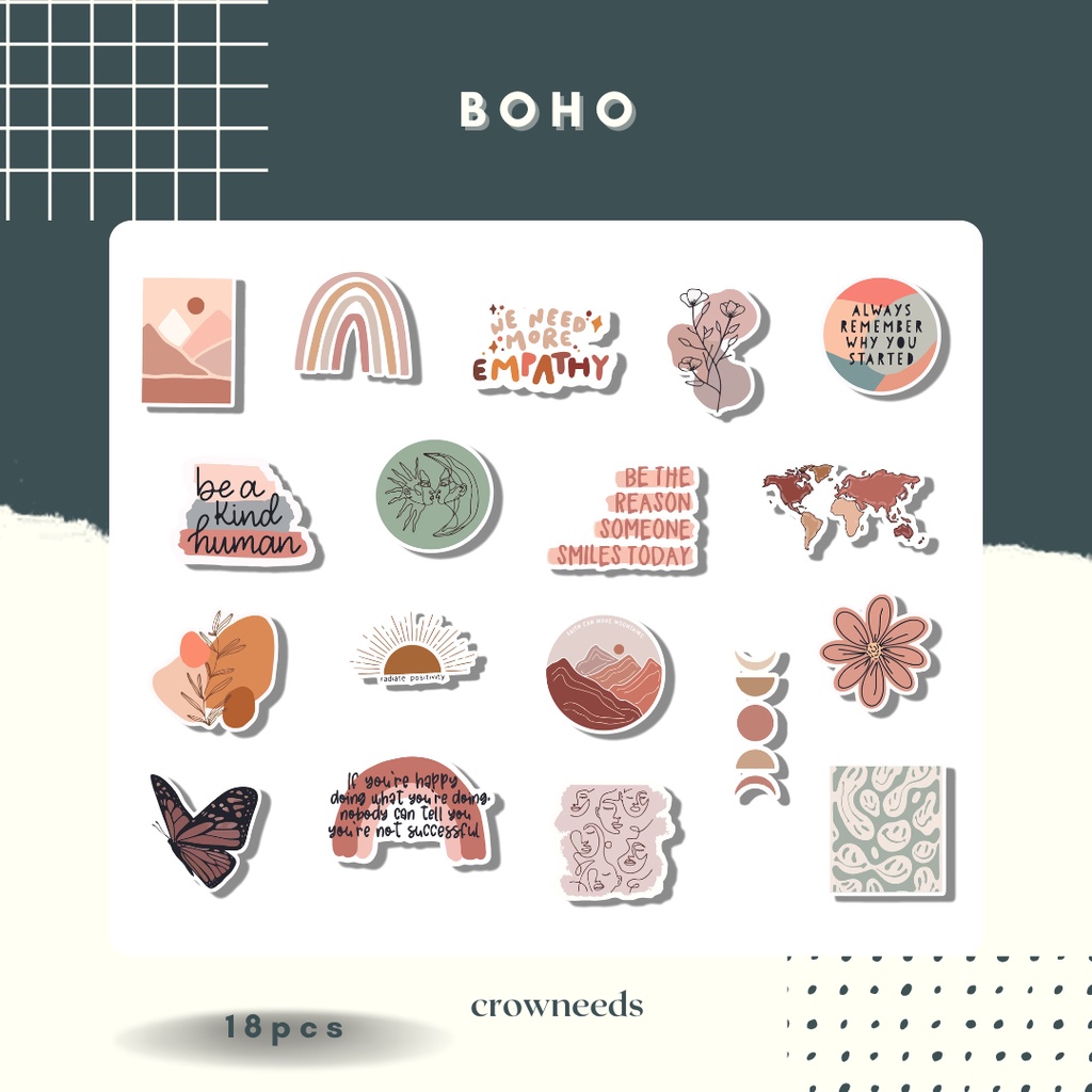 

[STIKER BOHO] STICKER AESTHETIC | STICKER TUMBLR | STIKER PACK | STIKER LAPTOP | STIKER HP | STIKER AESTHETIC | STIKER BAND | STIKER LOGO | STIKER HYPEBEAST