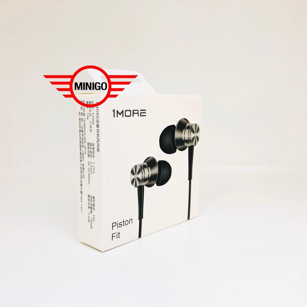 MURAH LEBAY 1More E1009 Piston Fit In-Ear earphone EARPHONE METAL 1More Piston Fit Super Bass + Packing Original