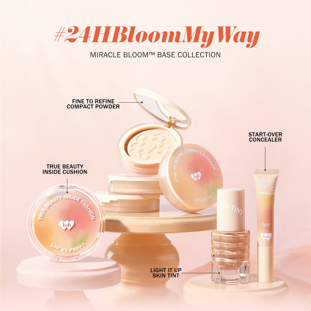 BNB barenbliss Korean Bloomatte True Beauty Inside Cushion [ Tahan Lama Hingga 24 Jam ]