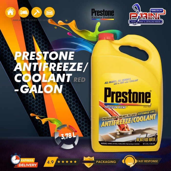 PRESTONE READY TO USE COOLANT (33%) PINK 3.78 L