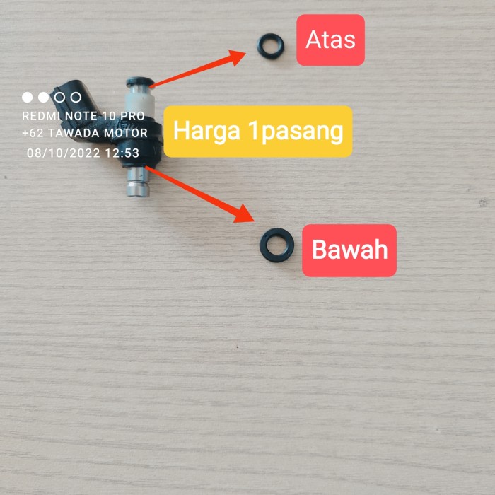 ORING KARET INJRKTOR  NOZEL NOZLE REVO FI SUPRA X125 FI SUPRA GTR 150 SONIC