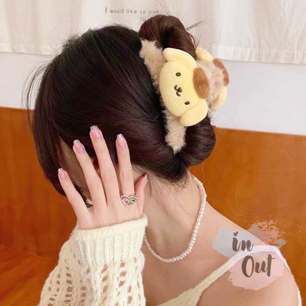 Jepit rambut Stella Lou Sanrio Lina bell / Jepitan rambut Wanita / Hairclip Rambut Boneka sanrio besar / jepit rambut lucu ACC02