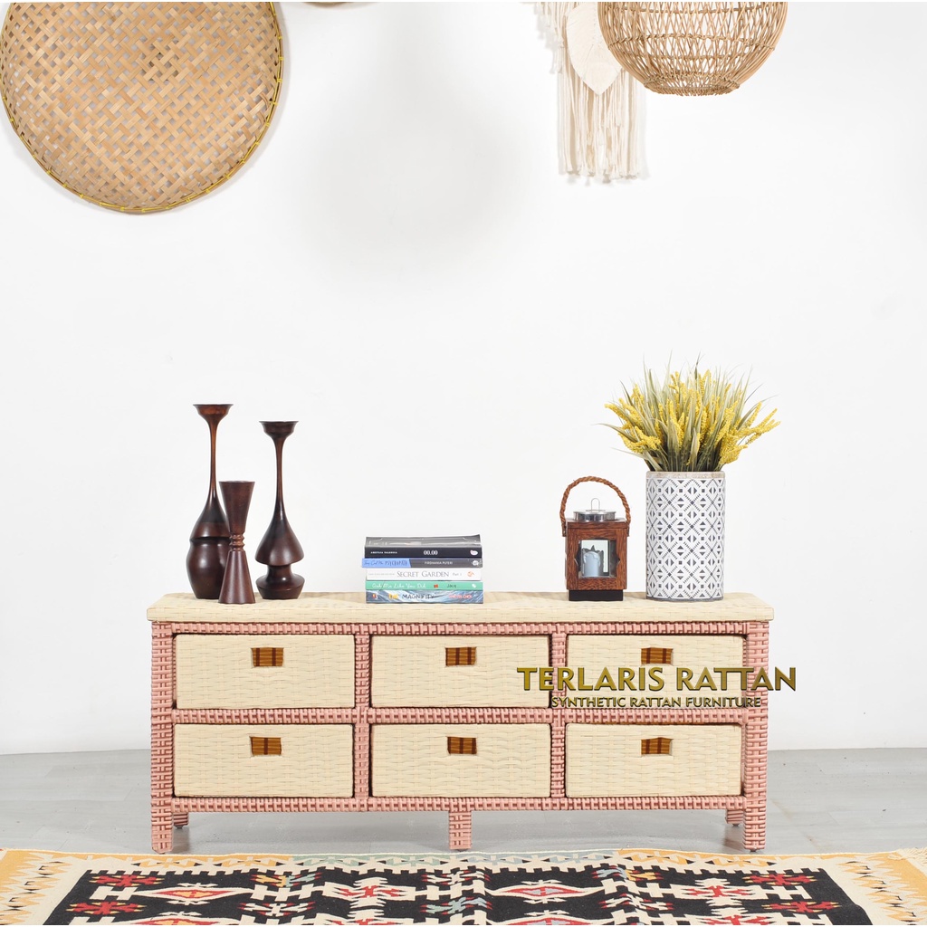 Lemari Laci Tv Mini 6 Laci