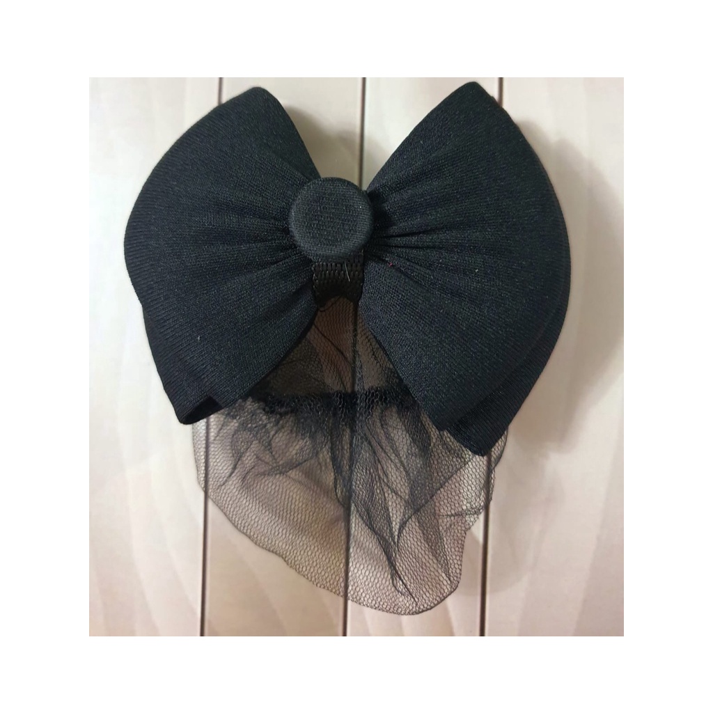 JEPIT RAMBUT HARNET PITA / jepit rambut sanggul pramugari warna hitam