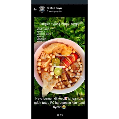 

bakso pangsit tulang rangu