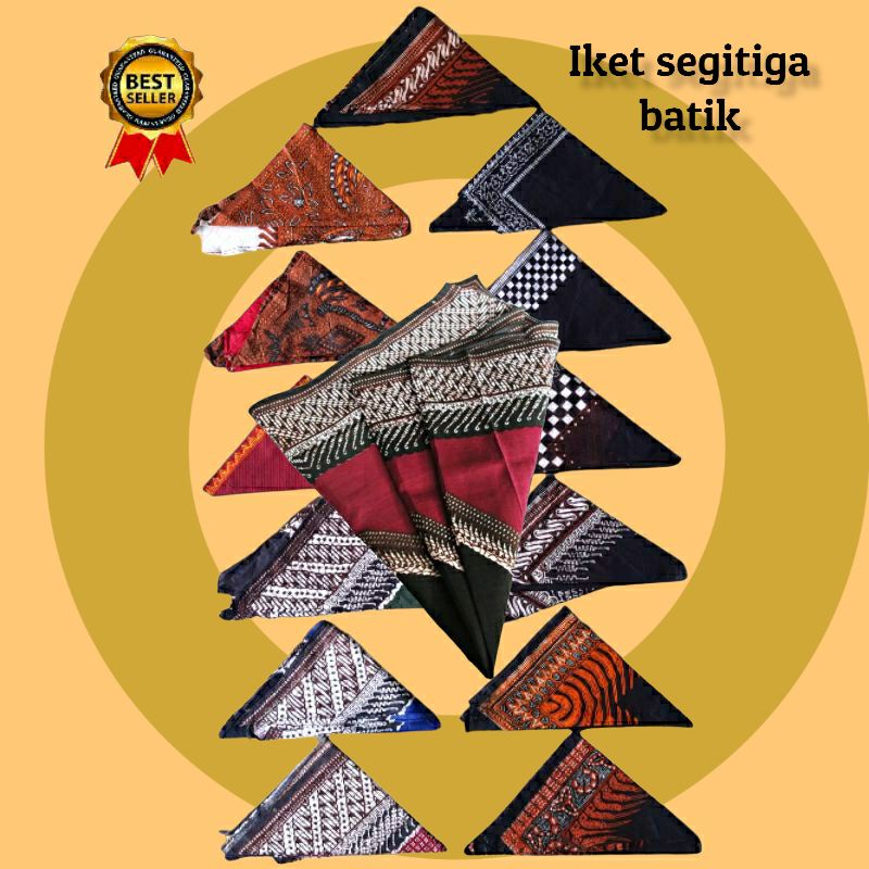 Udeng batik segitiga & segiempat / ikat batik iket batik ikat kepala batik