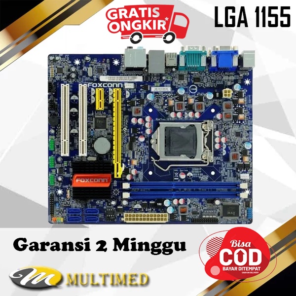 Motherboard LGA 1155 H61 DDR3 Merk Foxcon