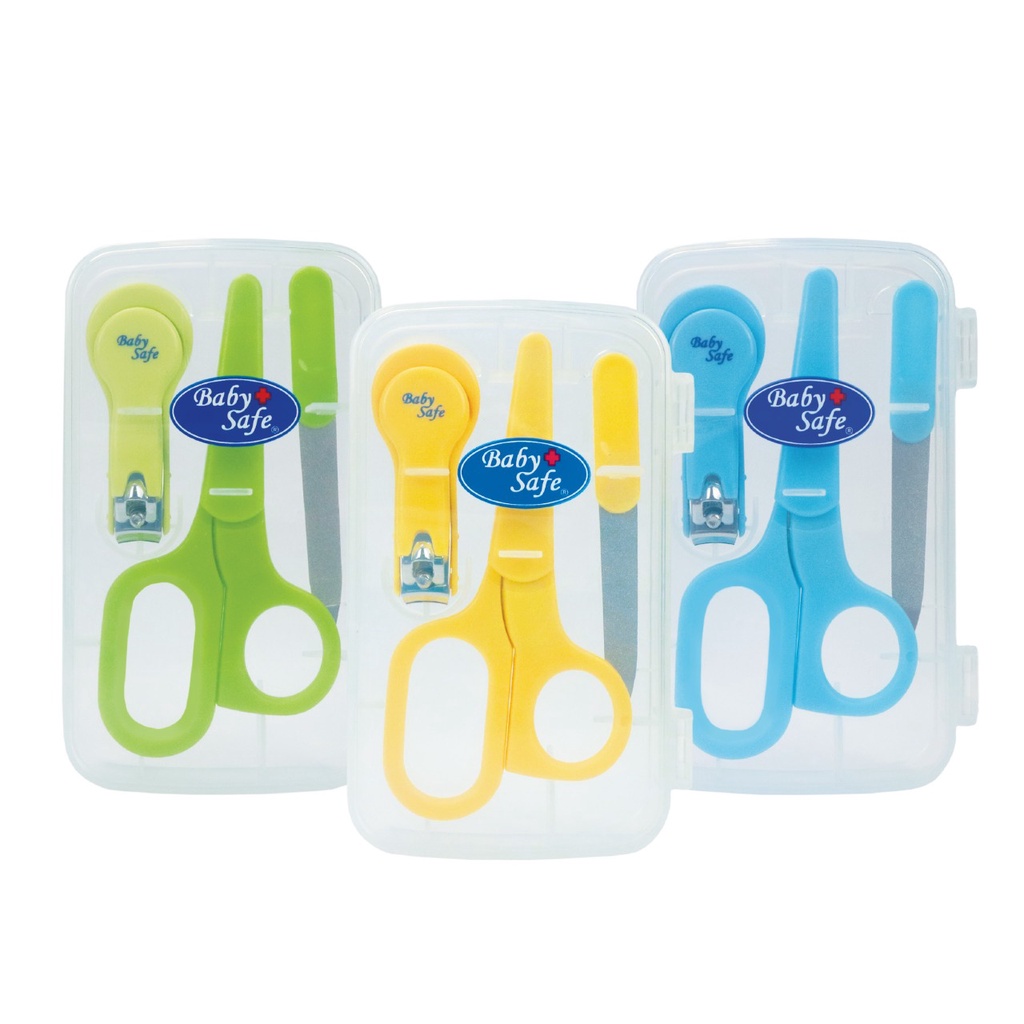 Baby Safe Perawatan Gunting Kuku Bayi Manicure Set | Babysafe Grooming Set