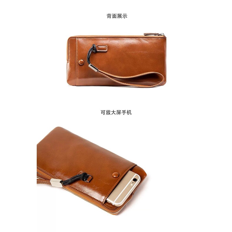 dompet long wallet kulit panjang tipis handphone HP ponsel impor