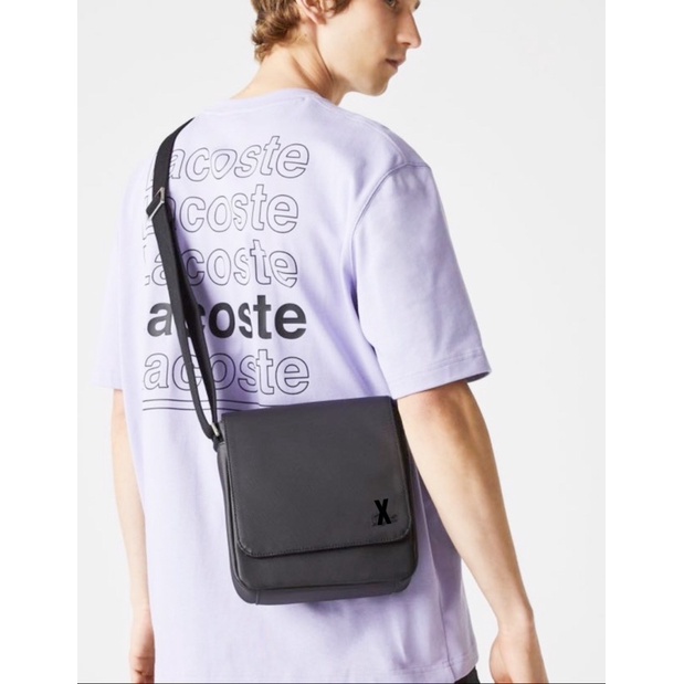 SALE - Tas Selempang Pria Lacste Man’s Flap Overcross Bag - 2022-3C#
