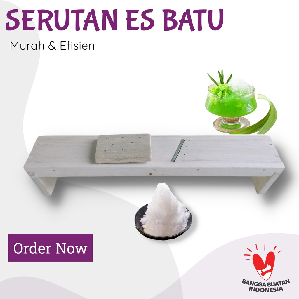 Serutan es batu manual cocok untu membuat es kepal kayu terbaik
