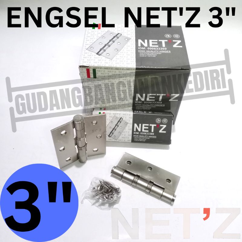 [PROMO] engsel netz tebal 3 inch 3inch 3&quot; KOFUKU GRT ARNIETTA