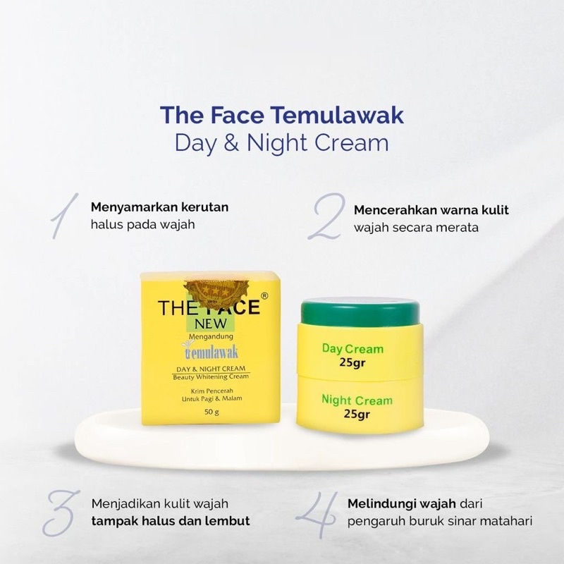 SIAP KIRIM‼️ BPOM ORI 100% THE FACE Temulawak Brightening SERIES | Facial Wash | Toner | Day &amp; Night Cream | SERUM | SOAP