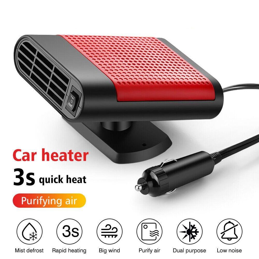 Kipas Angin Pemanas Mobil Nanas Portable Auto Windshield Defogging Defroster Air Cooler