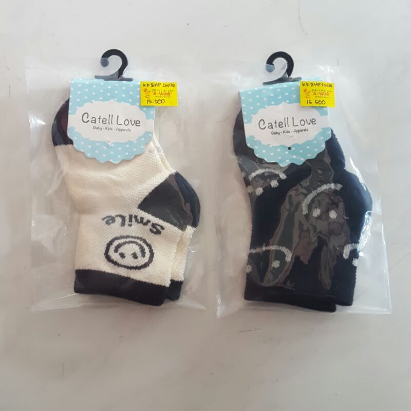 Kaos Kaki Anak Catell Love Smile