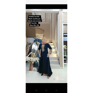 gamis abaya hikmat/abaya hikmat kw premium/abaya modern/abaya viral/abaya najwa/abaya zulfa/abaya qu