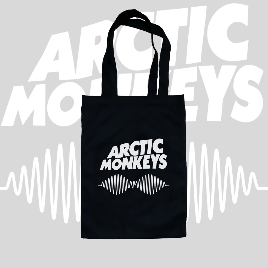 TOTE BAG HITAM - ARCTIC MONKEYS