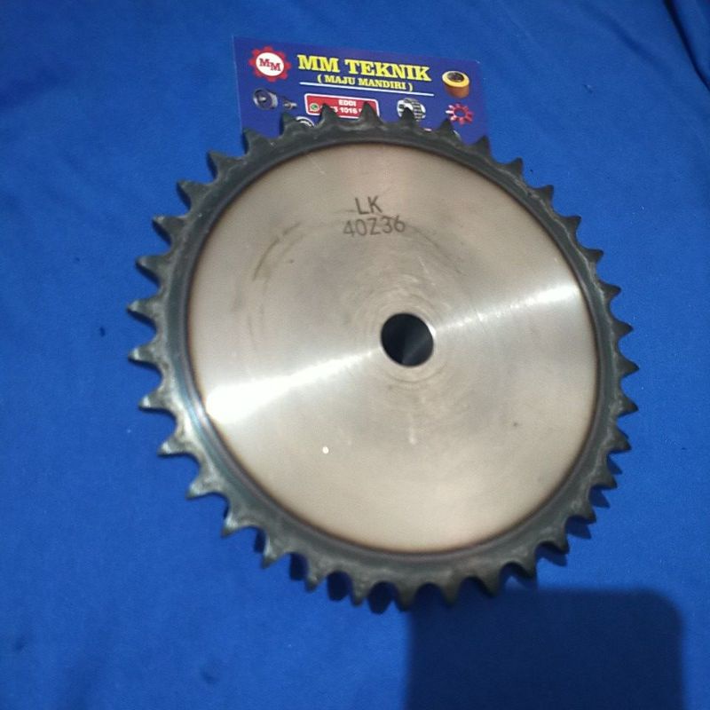 Sprocket RS 40 x 36 T Gear Rantai Single Gir gigi Z 36T RS40 -1 40Z36 40X36T 40-1 tipe B Sproket spr 40-36T 40x1x36T 40-1-36T
