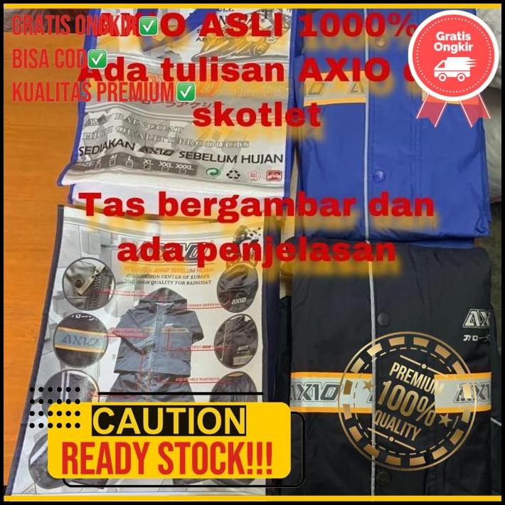 Jas Hujan Axio 882 Original 1000% Mantel Axio Rain Coat Axio Murah
