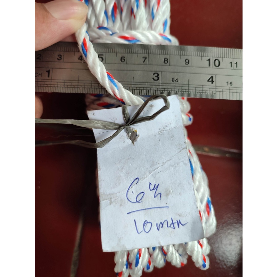 

TALI 6MM PPD (ECERAN MURAH) TALI IKAT MOBIL / TAMBANG LOSBAK / TALI TRUK / TALI JEMURAN / TAMBANG PROYEK / TAMPAR 6MM
