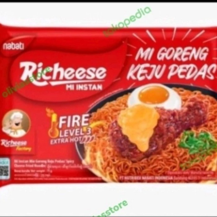 

PROMO mie richeese nabati level 3 goreng