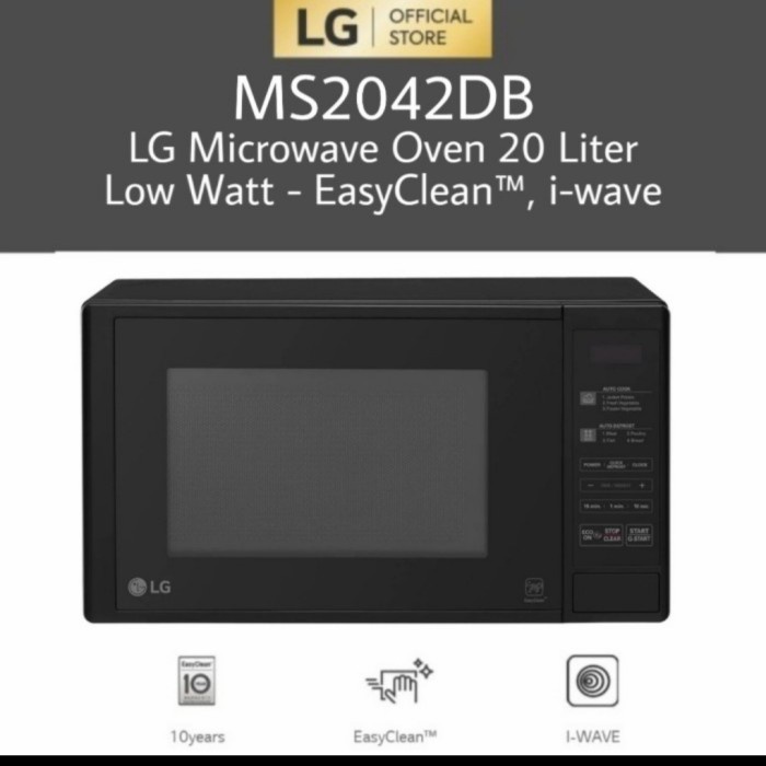 Microwave Microwave Lg Ms2042Db Smart Low Watt Kapasitas 20 Liter