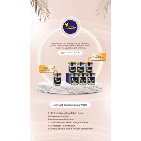 

Healtynest sarang burung walet