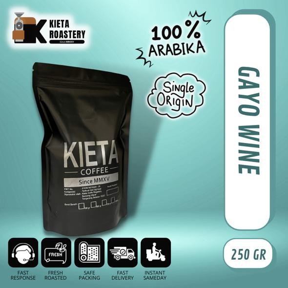 

Premium Kopi Arabika Gayo Wine 250gr