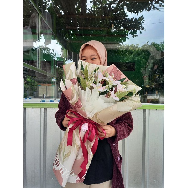 BUKET BUNGA ARTIFICIAL JUMBO BUKET BUNGA ARTIFICIAL MURAH BUKET BUNGA REALPICT
