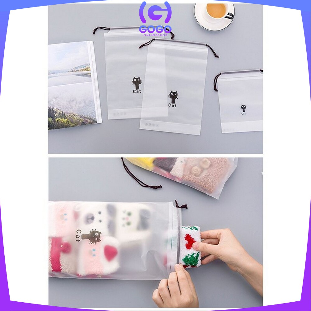 GOGO-C33 Travel Pouch Organizer Bag Serbaguna / Tempat Penyimpanan Alat Make Up / Tas Serut Kosmetik