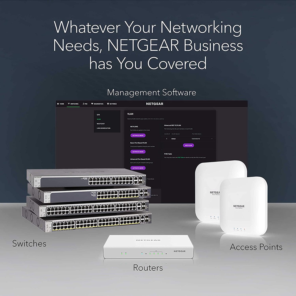 Netgear GS316PP 16 Port Gigabit Unmanaged High Power PoE + Switch