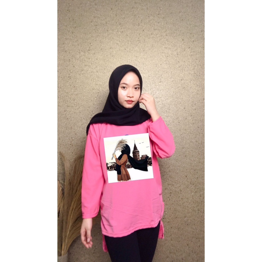 FC - TUNIK BASIC OVERSIZE WANITA HIJAB'S VARIASI 0160 DTF