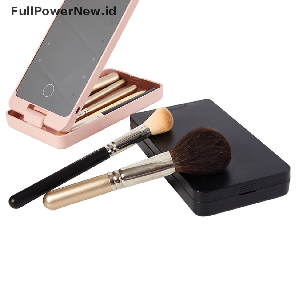 Power 1PC Cermin Makeup Dengan Lampu LED Untuk Travel