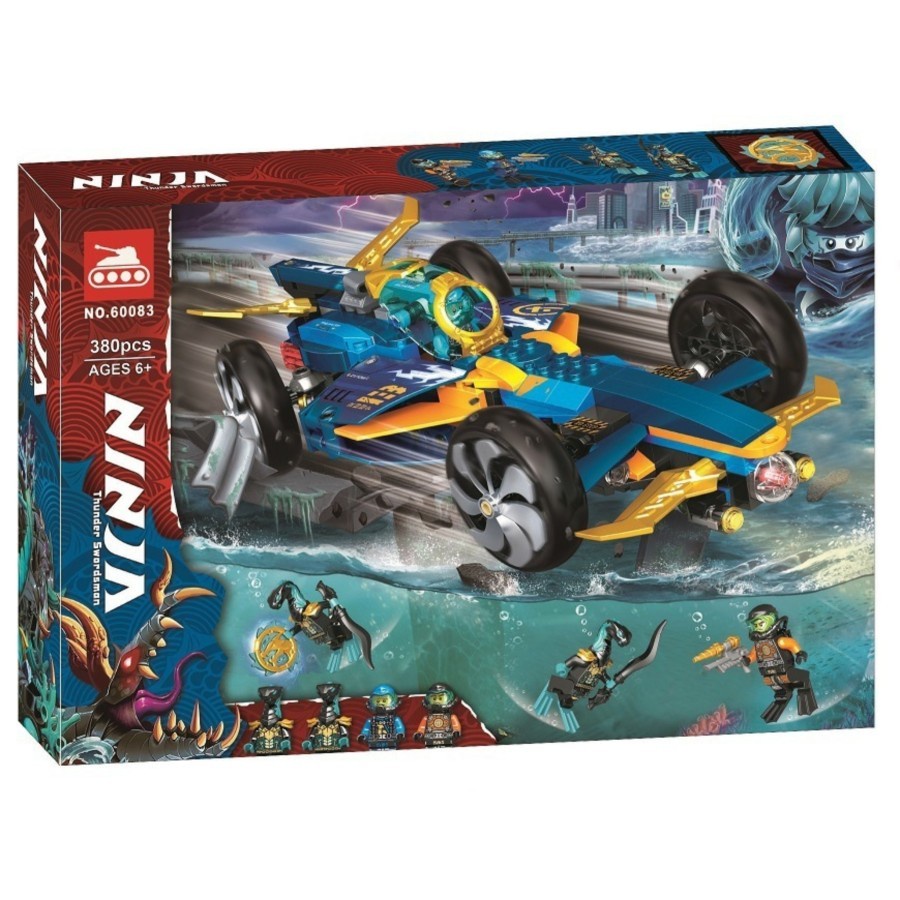 Brick Ninjago Ninja Mobil Sub Speeder 60083