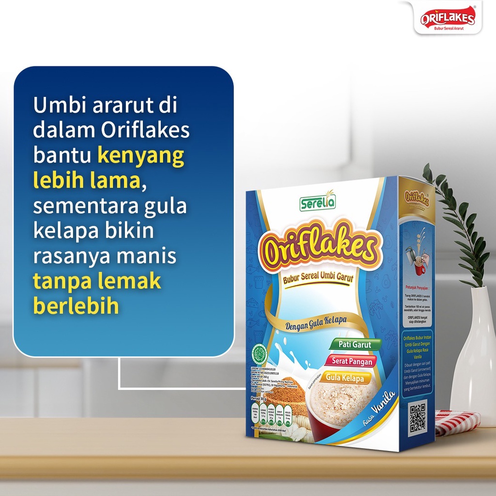 

ORIFLAKES Sereal Diet maag dan asam lambung 350 gram