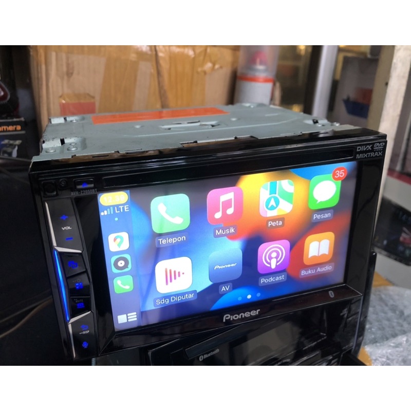Headunit Pioneer AVH Z2050BT apple carplay