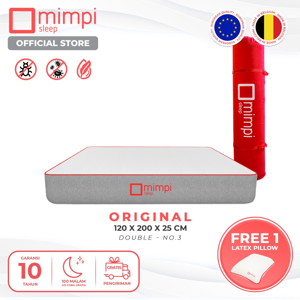 Kasur Mimpi Original 120 x 200 (Kasur latex)