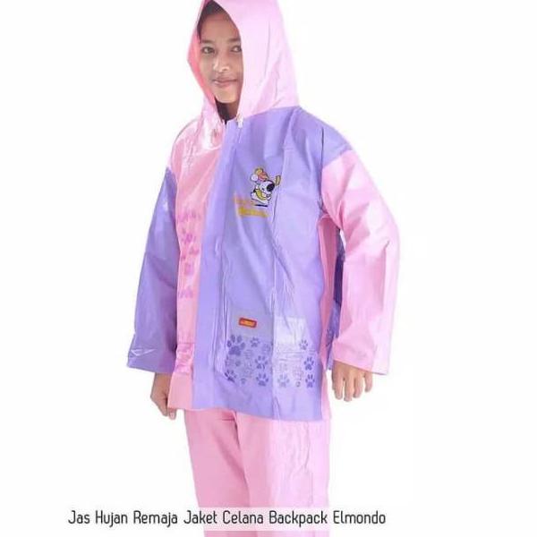 Jas Hujan Anak Jaket Celana Back Pack Elmondo 606 –GGR.31Oc22ᴹ