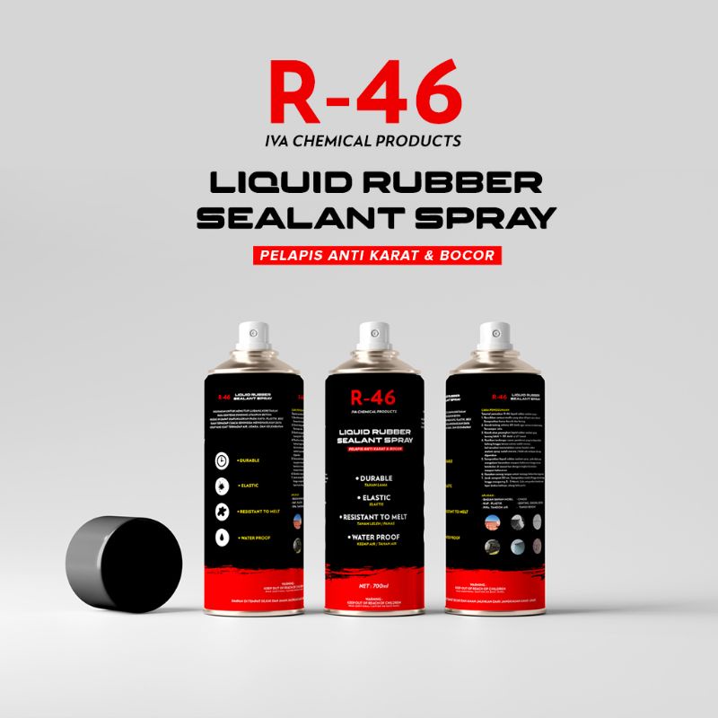 WATERPROOF SPRAY AJAIB ANTI BOCOR / SEMPROTAN ANTI BOCOR / R-46 LIQUID RUBBER SPRAY / SEALANT SPRAY / SEMPROTAN ANTI BOCOR / SEMPROTAN PELAPIS BOCOR