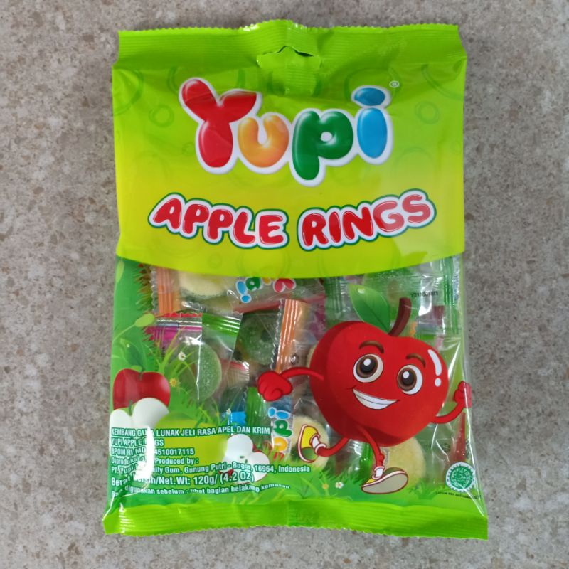 

Permen Yupi Apple Ring 120 gram