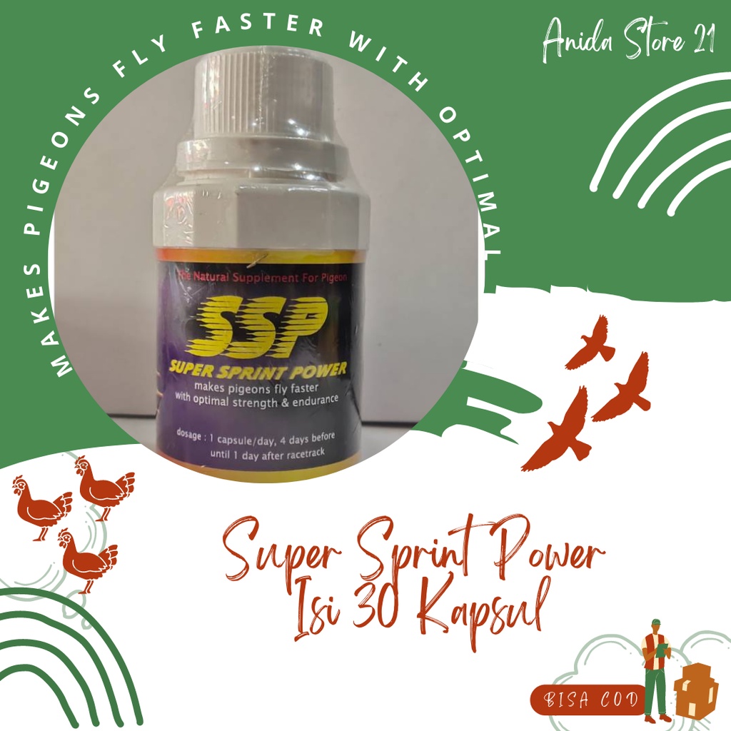 Ssp Aristol Super Sprint Power Isi 30 Kapsul