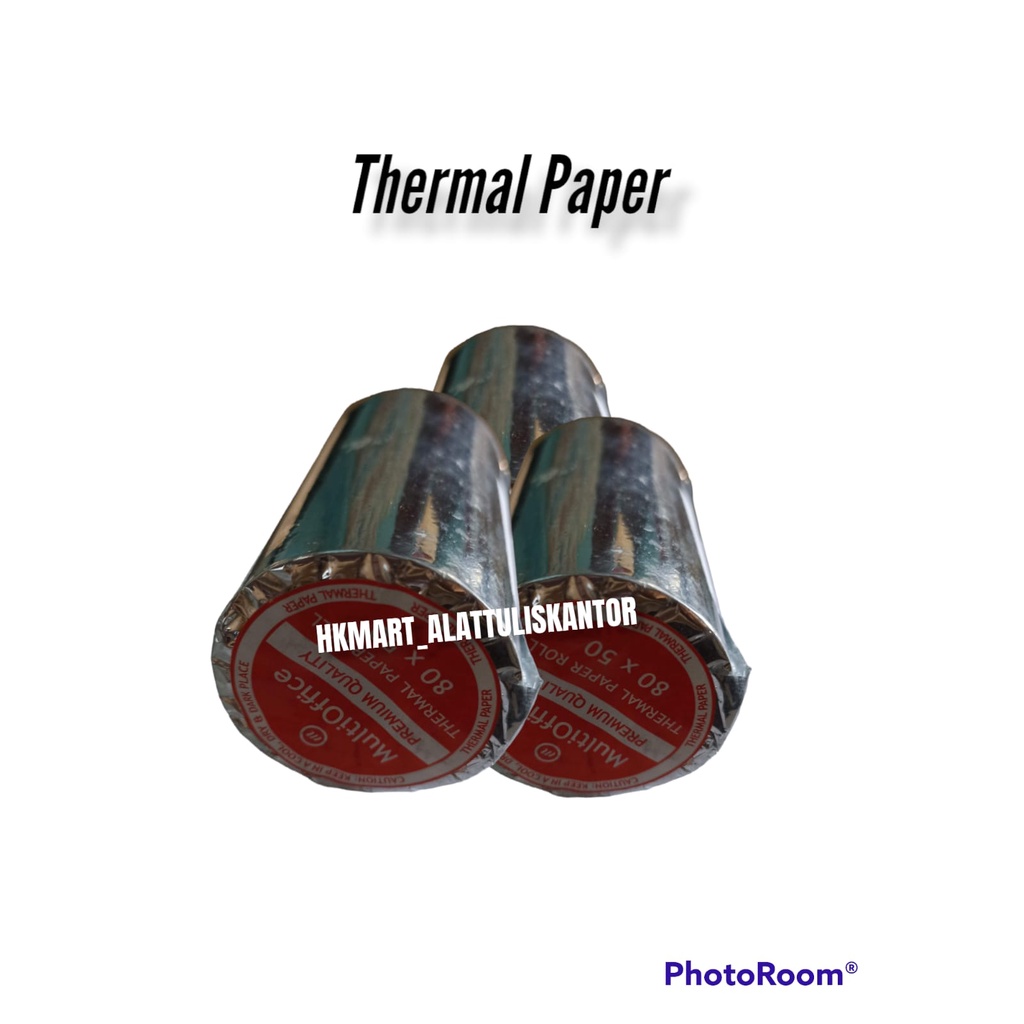 

KERTAS THERMAL PAPER MULTIOFFICE 80*50 MURAH