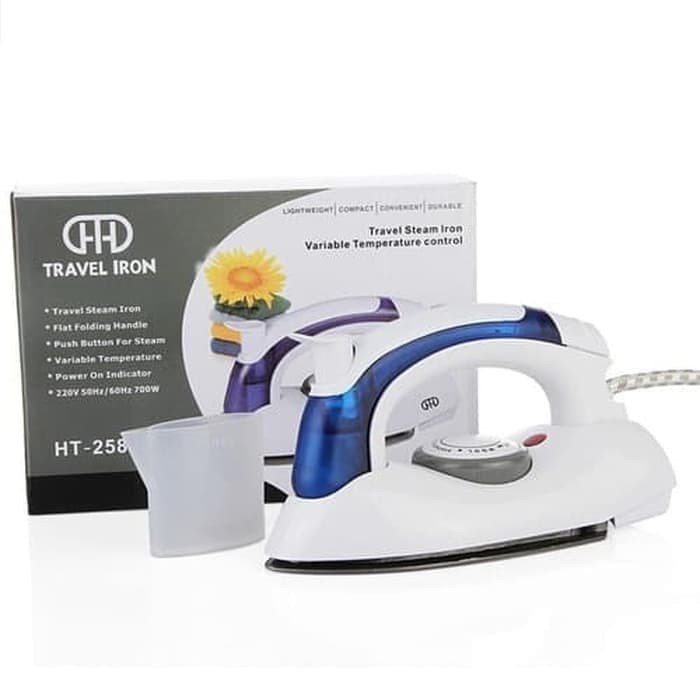 Setrika Uap Setrika Uap Lipat Mini Portable - Praktis Steam Iron Travel Steamer(R5J4) Setrika Uan La