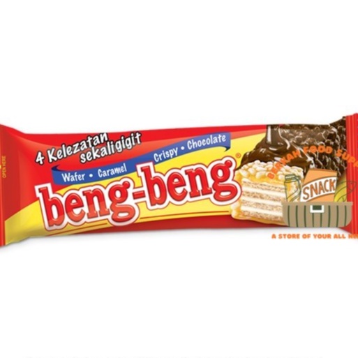 

( BERKAH ) BENG BENG 25 GR WAFER CARAMEL COKLAT CRISPY BENGBENG BENG2