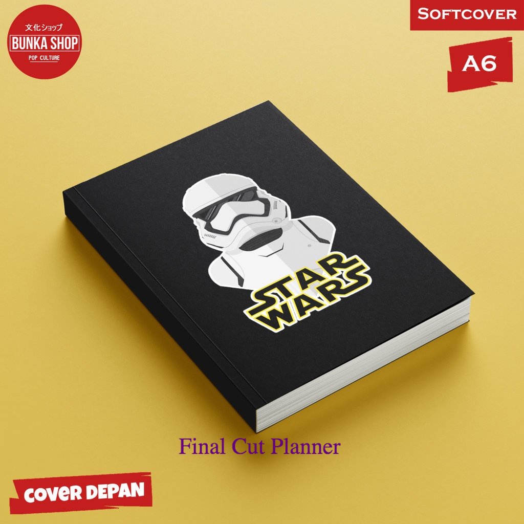 

Pocket Note Star Wars Strom Trooper Softcover A6 Buku Tulis Catatan Notes Agenda Planner Jurnal