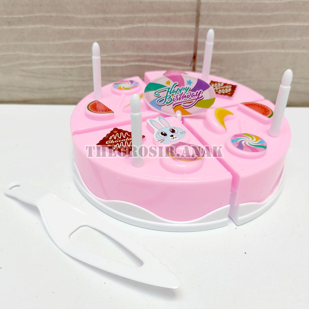 Kue Potong Tart Ulang Tahun Mainan Happy Birthday Cake