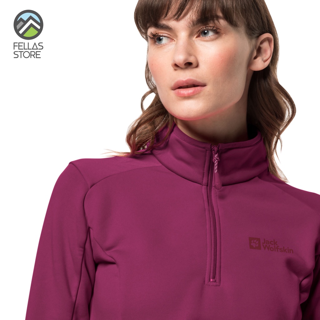 Jack Wolfskin - Women's Baiselberg Half-Zip - Wild Berry